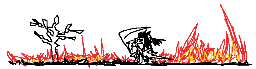 the garden burns